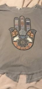 Cool Lucky Lotus by Lucky Brand Palm tee